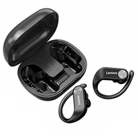 2pcs for lenovo lp7 wireless earbuds ergonomic ipx5 waterproof tws bluetooth hifi in ear earhook earphones with mic for sports