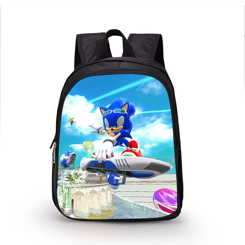 3D Аниме Mochila Sonic рюкзак с ежом школьные сумки для девочек-подростков маленький рюкзак для детей рюкзак на молнии рюкзак для ноутбука