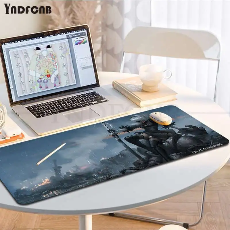 

Nier In Stocked Gaming Player Desk Laptop Rubber Mouse Mat Size For Office Long Table Mat Kawaii Desk For Teen Girls For Bedroom
