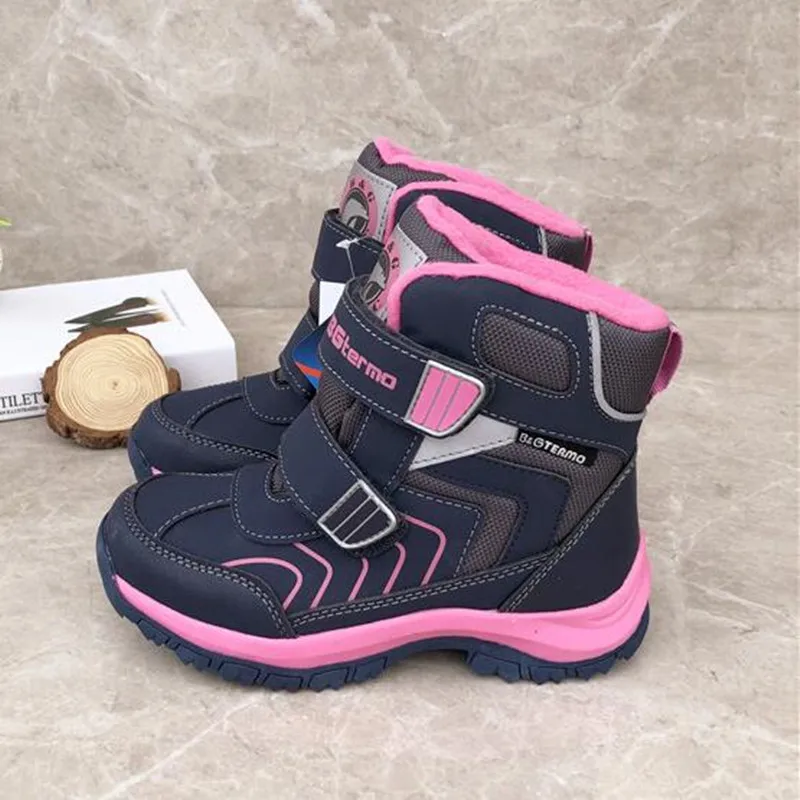 Зимние сапоги для девочек Натуральная шерсть зимние хлопковые плюшевая