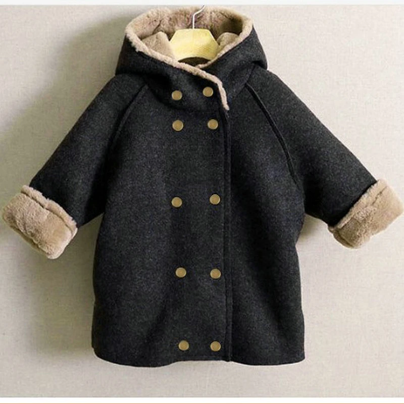 

WanganjieKids Coat 2021 Autumn Winter Thick Warm Jacket for Boys Children Clothing Hooded Outerwear