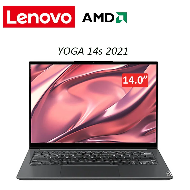 Preise Lenovo YOGA 14s 2021 AMD Ryzen 14 Zoll IPS Vollen-bildschirm Licht Und Dünne Laptop R7 5800H/16G/512G 2,8 K 90Hz Hohe Aktualisierungs Rate Bildschirm