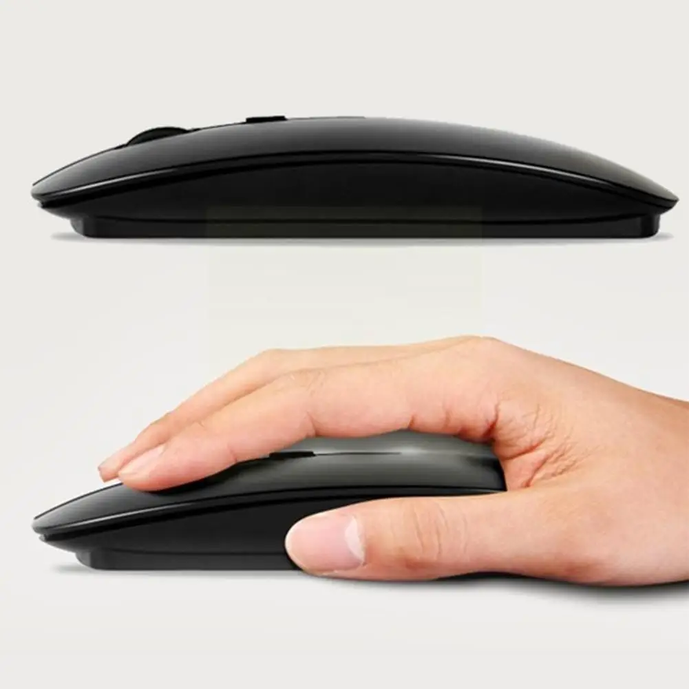 

2mode 2.4ghz Wireless + Bluetooth 2 In 1 Cordless Accessories Ergonomic Mouse Notebo Wireless 1600 Portable Dpi Ultra-thin C8r4