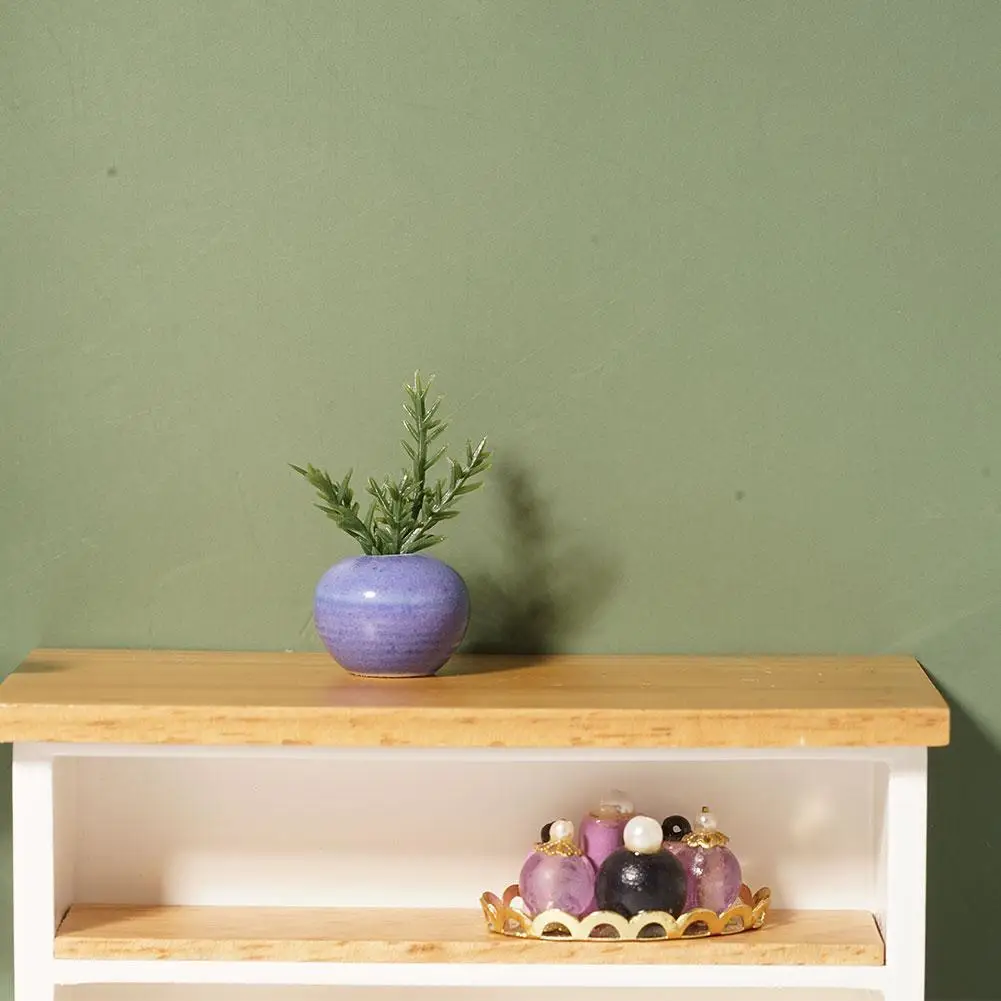 

[Аксессуары для кукольного домика 1/12 года для вашего кукольного домика] разноцветная керамическая ваза из 5 предметов D6V7