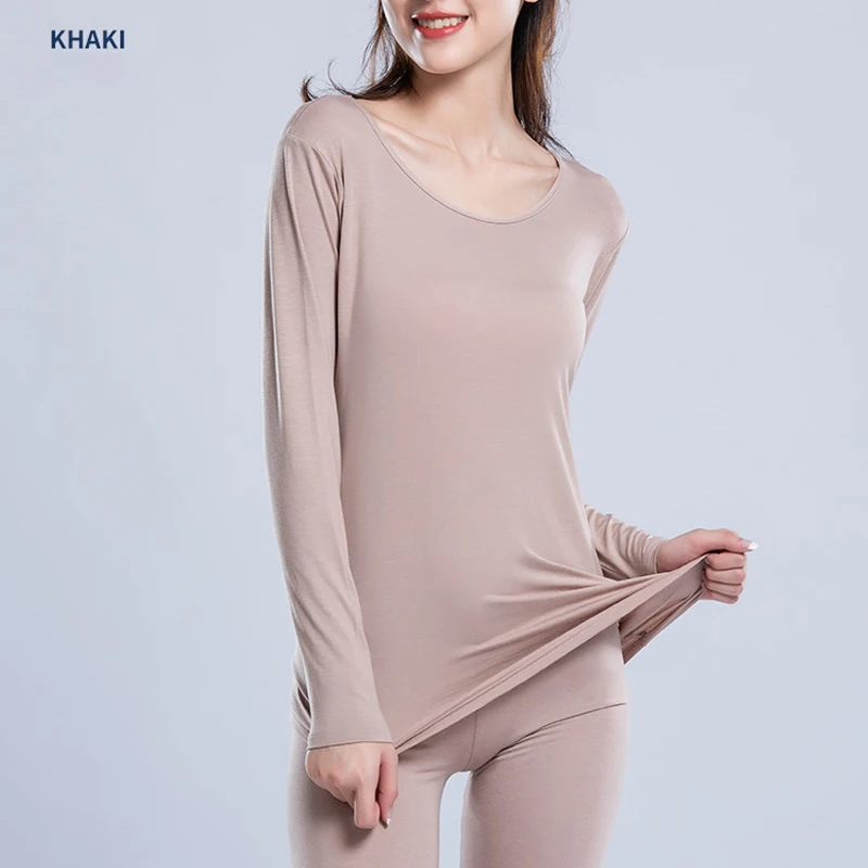 Теплое термобелье комплект из 2 предметов сексуальное женское нижнее белье