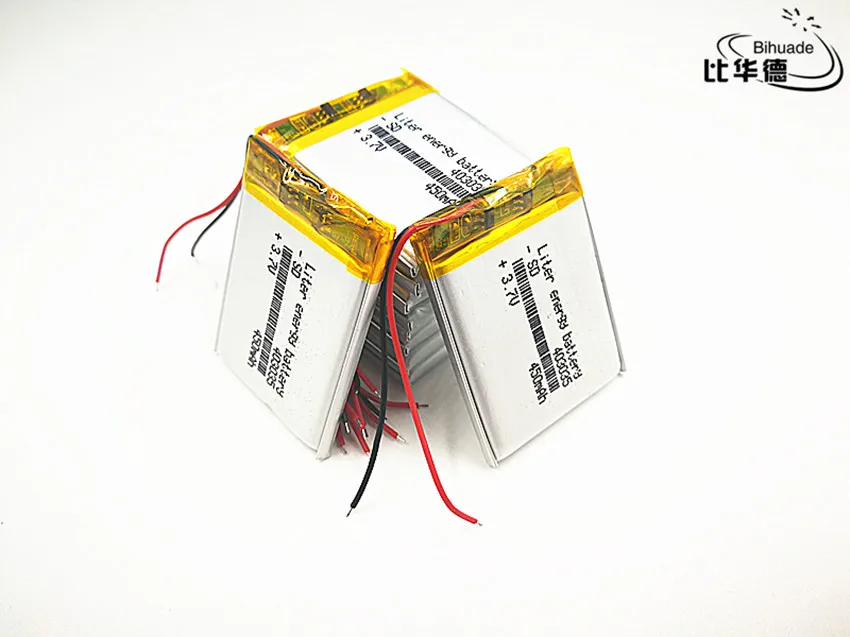 1pcs [SD] 3.7V 450mAH [403035] Polymer lithium ion / Li-ion battery for TOY POWER BANK GPS mp3 mp4 cell phone speaker - купить по