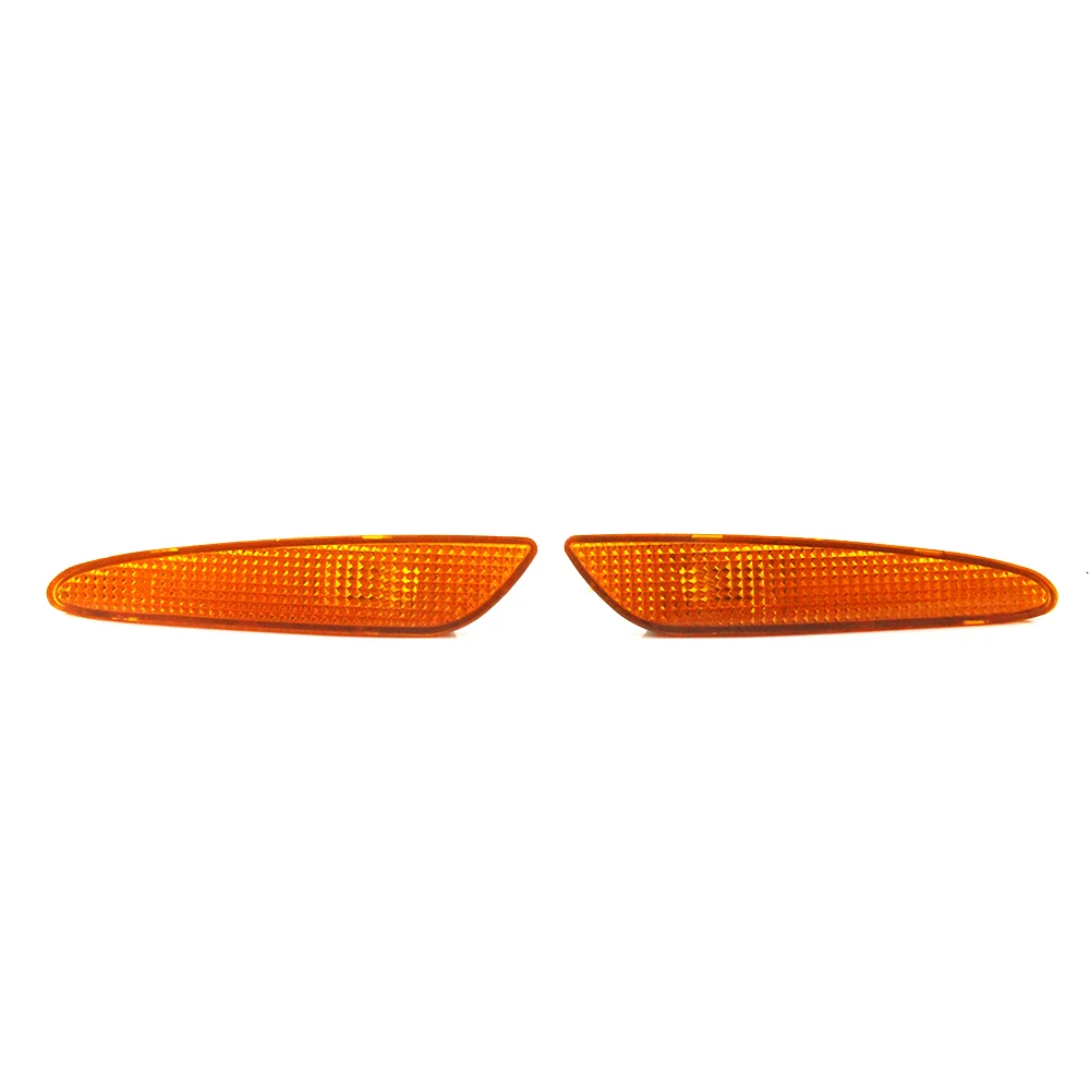 Yellow 1 Pair Автомобильный левый и правый габаритный светильник на бампер, сигнальный светильник поворота для Benz W211 E Class 03-06, аксессуары для стайлинга автомобилей - Испускаемый цвет: Yellow 1 Pair