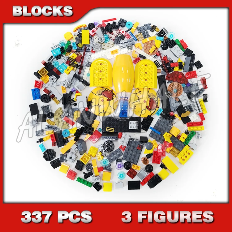 

337pcs Super Fighter Heroes Galaxy Ayesha Revenge Golden Drone Spaceship 10745 Model Building Blocks Toy Compatible With Bricks