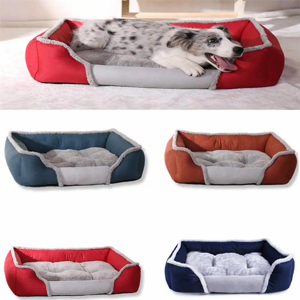 Luxury Kennel Dog House Warm Big Size Pet Dog Bed Mat Sofa Cat Bed for Large Labrador Husky Satsuma Small Teddy Chihuahua
