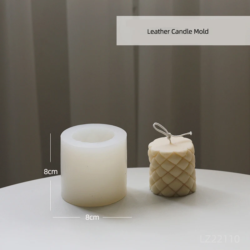 Новинка 3d сделай сам алмазная круглая Ароматизированная Свеча в форме свечи