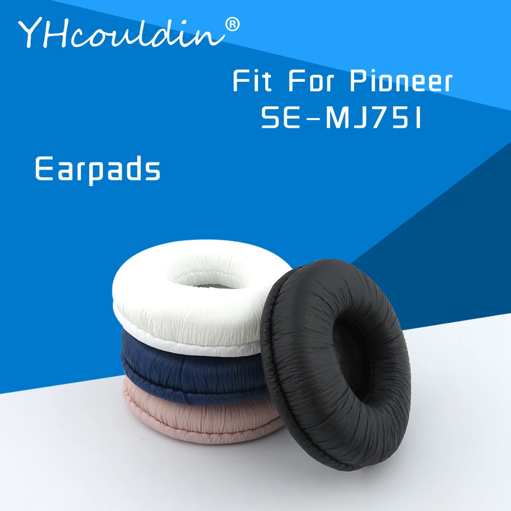 

Earpads For Pioneer SE MJ751 SE-MJ751 Headset Accessaries Replacement Ear Cushions Wrinkled Leather Material