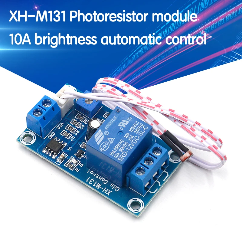 XH M131 DC 5V / 12V переключатель управления освещением реле фоторезистора модуль