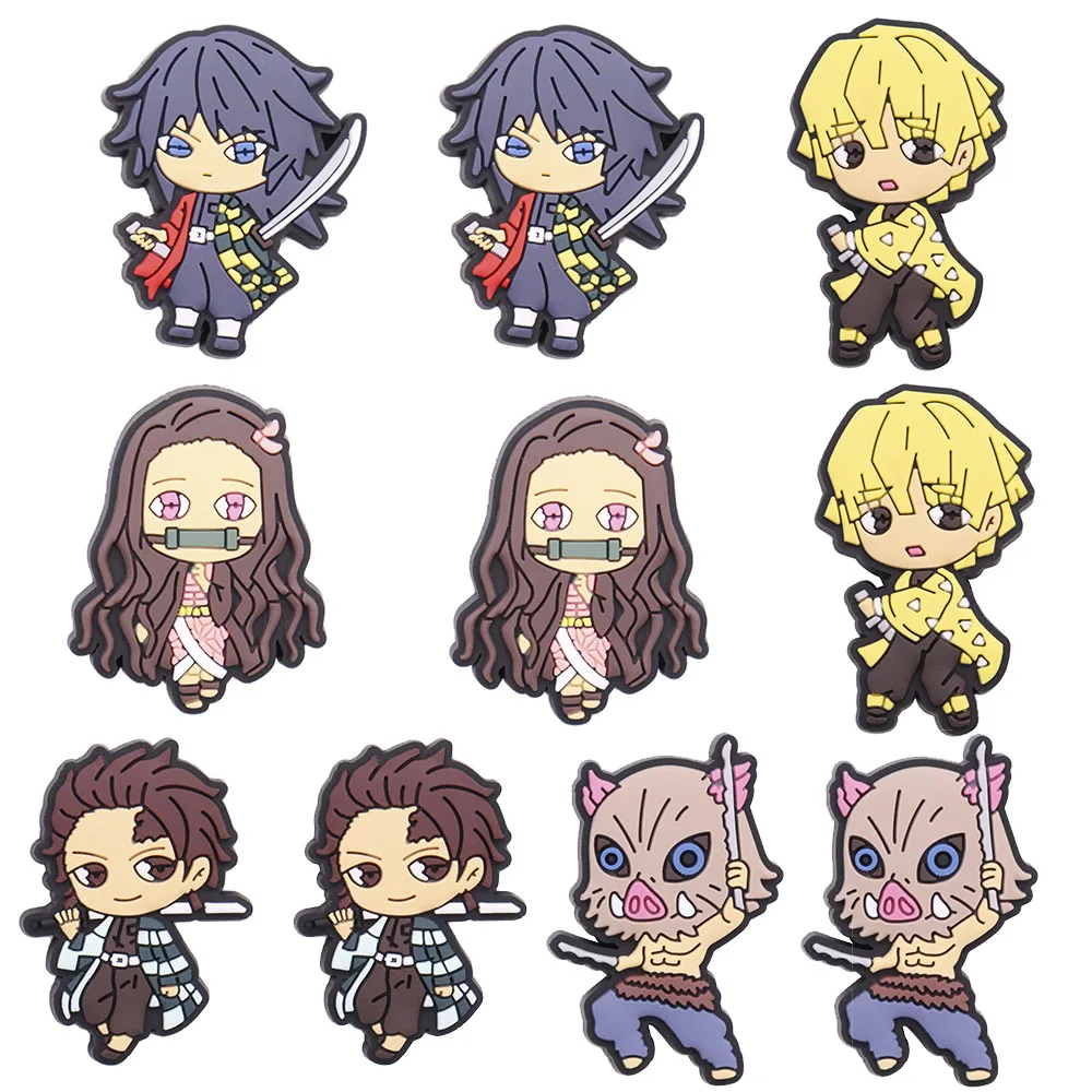 

Женская Популярная мультяшная обувная талисман, симпатичный меч из ПВХ, симпатичная садовая Пряжка для обуви, украшение, подходит для Croc Jibz, подарок на Рождество для детей, 1 шт.