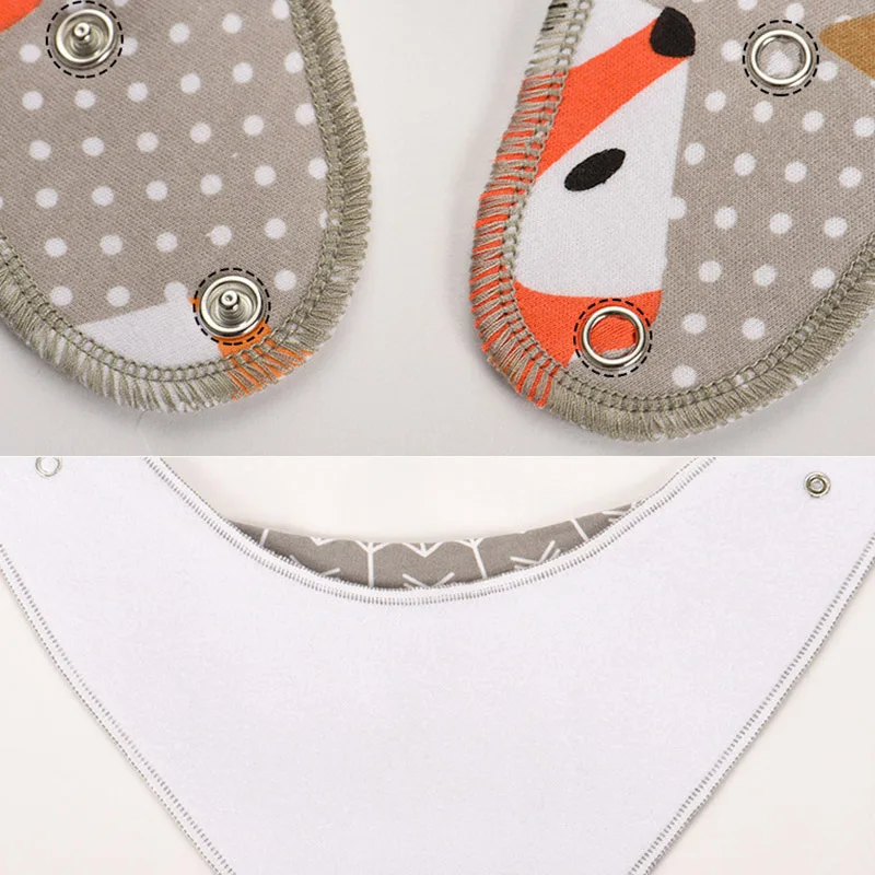 Детские хлопковые нагрудники для мальчиков и девочек треугольные кормления