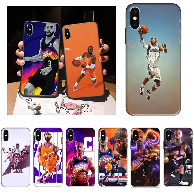 

ZOROXU Basketball Star Chris Paul Phone Case For iPhone 12 Mini 11 Pro XS Max X XR 7 8 Plus