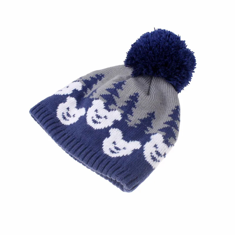 Детская зимняя шапка кепка для девочек и мальчиков вязаные зимние шапочки детей