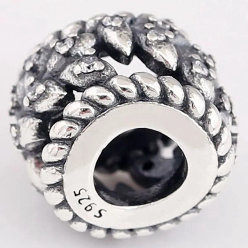 

Original 925 Sterling Silver Bead New Brilliant Grain Beads Fit Pandora Women Bracelet & Necklace Diy Jewelry