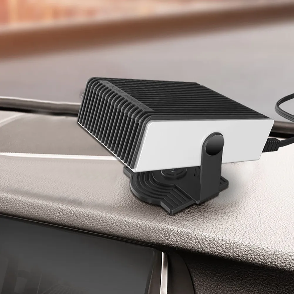 

Car Heater High-Power 150w Defogging And Defrosting Car Windshield Black And White Heater 12*6*9cm For General Car Or Household
