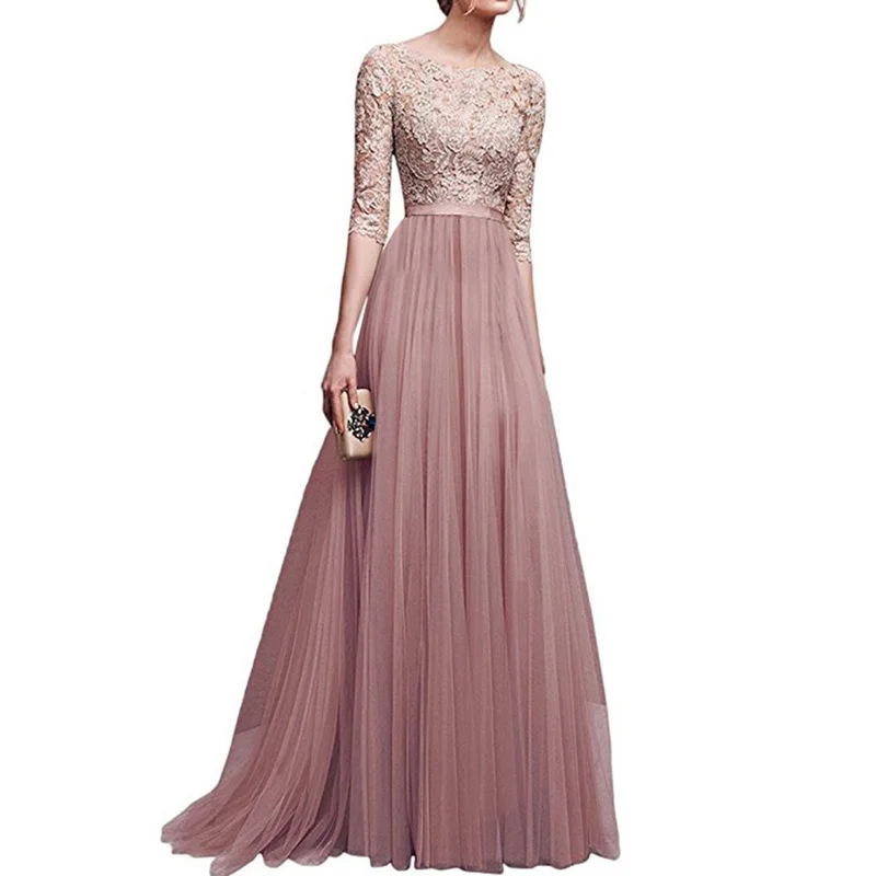 Women Cocktail Party Dresses Chiffon Prom Casual Summer Backless Sexy Long Dress Slim Elegant Ladies Female Bodycon