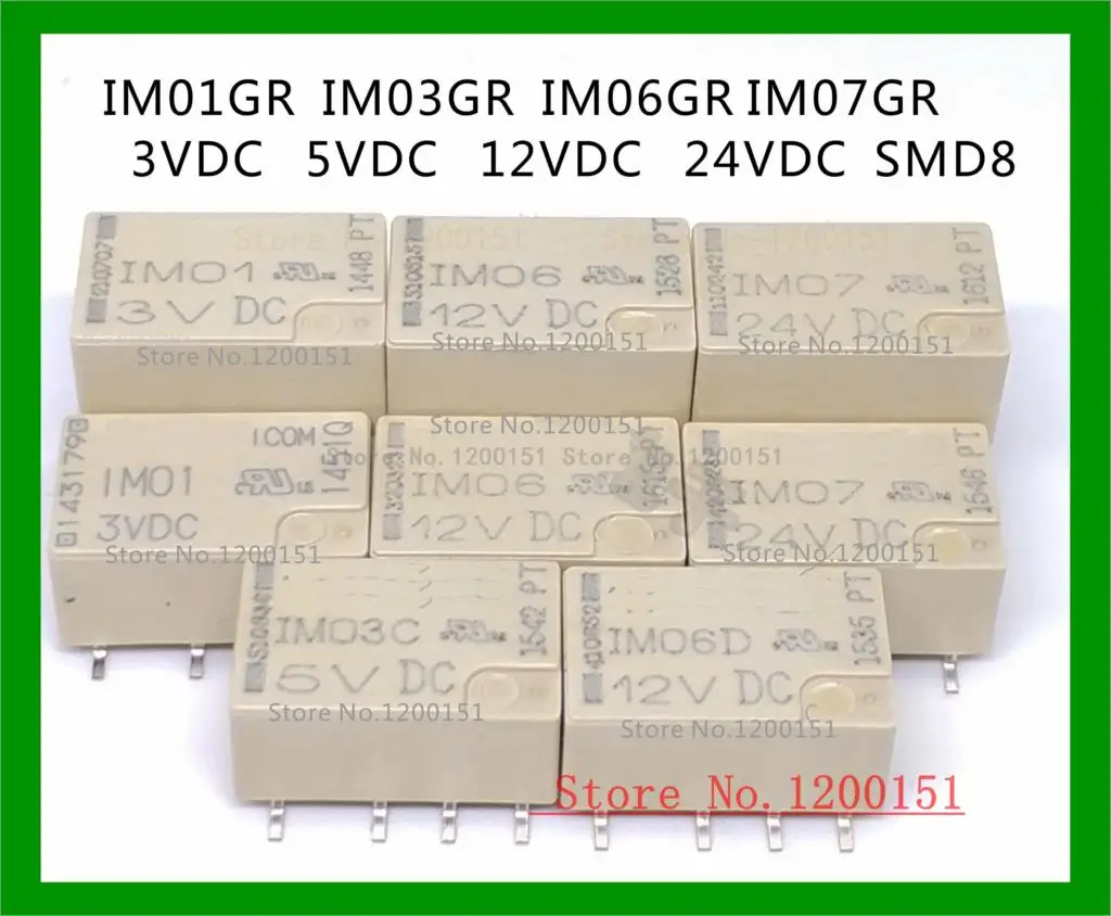 10 шт./лот IM07TS DIP8 IM07GR SMD8 24v IM03TS IM03GR IM06TS IM06GR 12VDC IM01GR 3V реле|Интегральные схемы| |