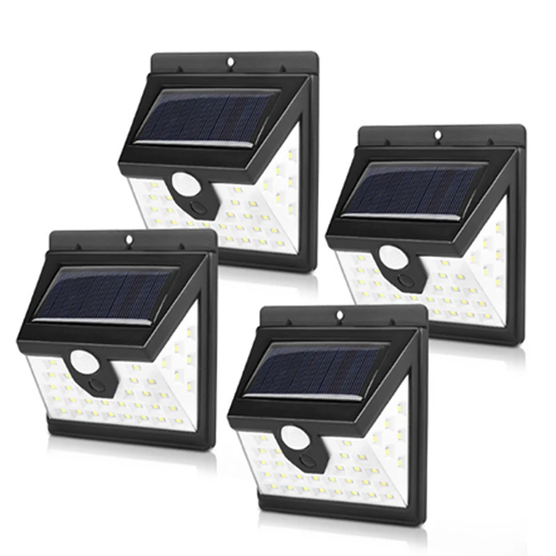 

40 Led Solar Lighting Outdoor Induction Lamp Lights Garden Outdoor Decoration Night Security Wall Deck Lights Waterproof