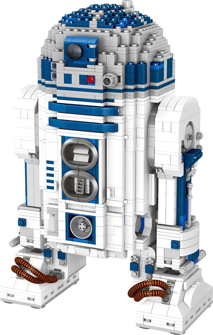 05043 Звездные войны пространство из печати R2-D2 набор роботов модель строительные блоки 2127 шт совместимые части игрушек с Bela 10225