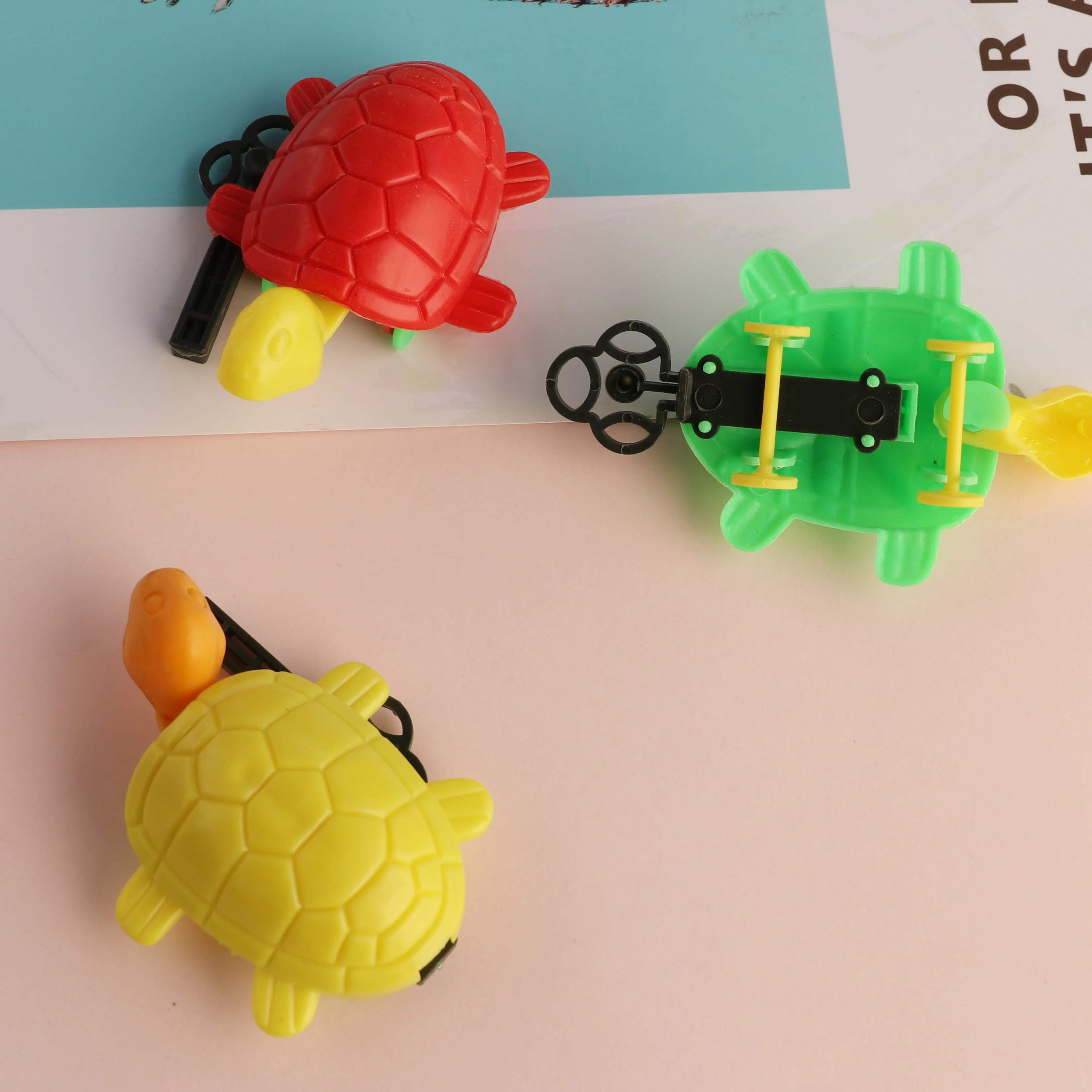 Креативная маленькая черепаха-катапульта детская головоломка многоцветная