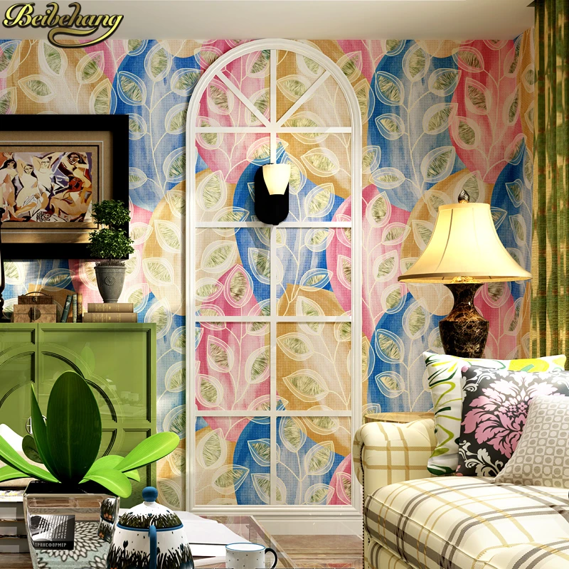 Европейский ретро обои для гостиной Дамасская пасторальная Цветочная настенная