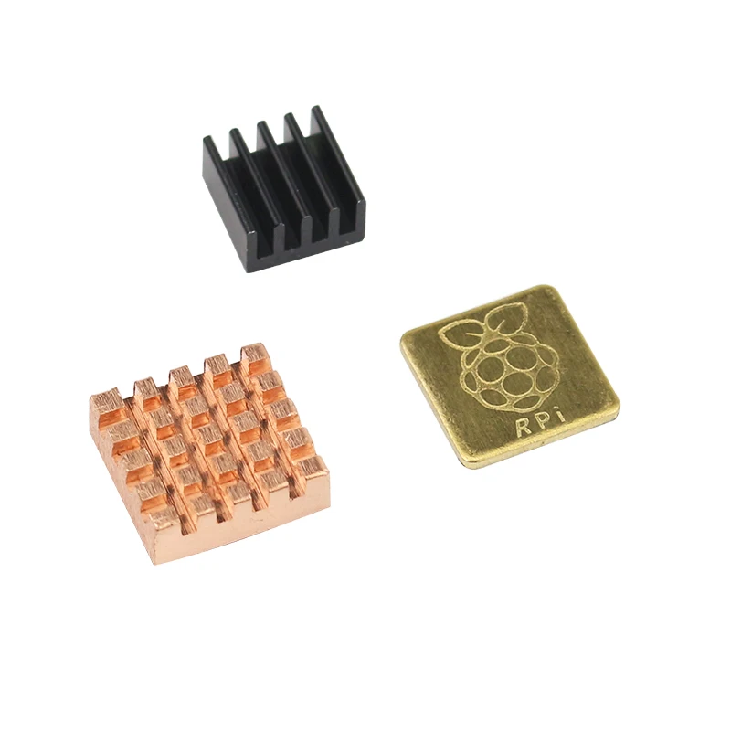 

For Raspberry Pi 3 Heat Sink Aluminum Copper Heatsink Radiators For Raspberry Pi 3 Model B 3B 3 B+