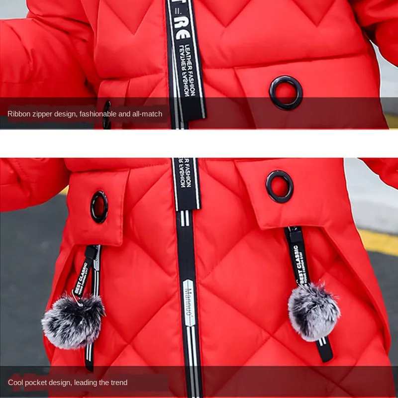 Зимняя хлопковая одежда для девочек новинка 2020 детская зимние куртки модная