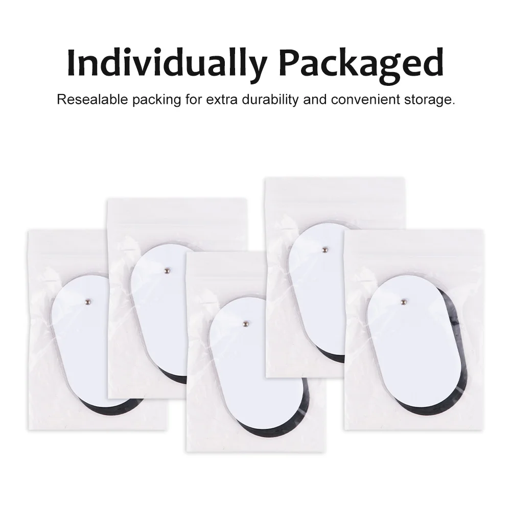 

100pcs TENS Electrode Pads Conductive Gel Body Acupuncture Therapy Massager Therapeutic Pulse Muscle Stimulator Electro Sticker