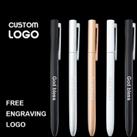 business metal ballpoint pen free custom logo ballpoint pen advertising gifts all copper pen office school student stationery