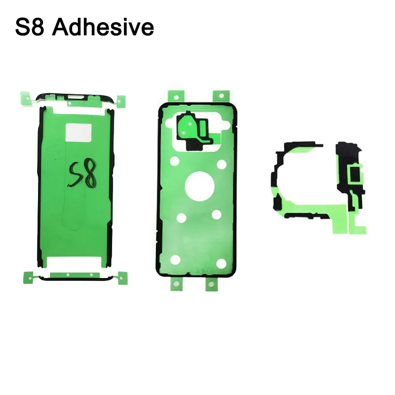 50pcs Front and Back Adhesive Battery Camera Sticker Glue For Samsung Galaxy S8 Plus G950 G955