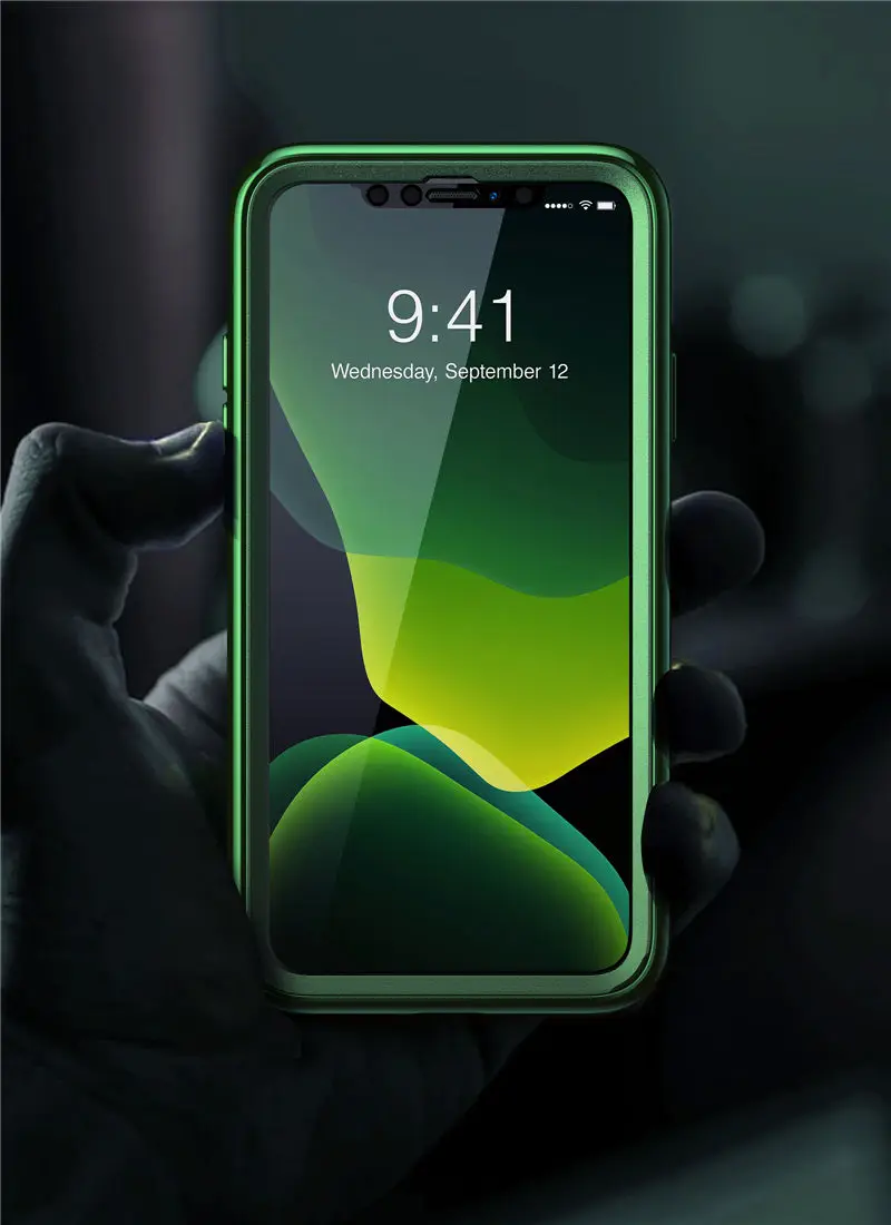 Чехол для iPhone 11 Pro 5,"() SUPCASE UB электро-металлический гальванический+ TPU чехол для всего тела со встроенным протектором экрана