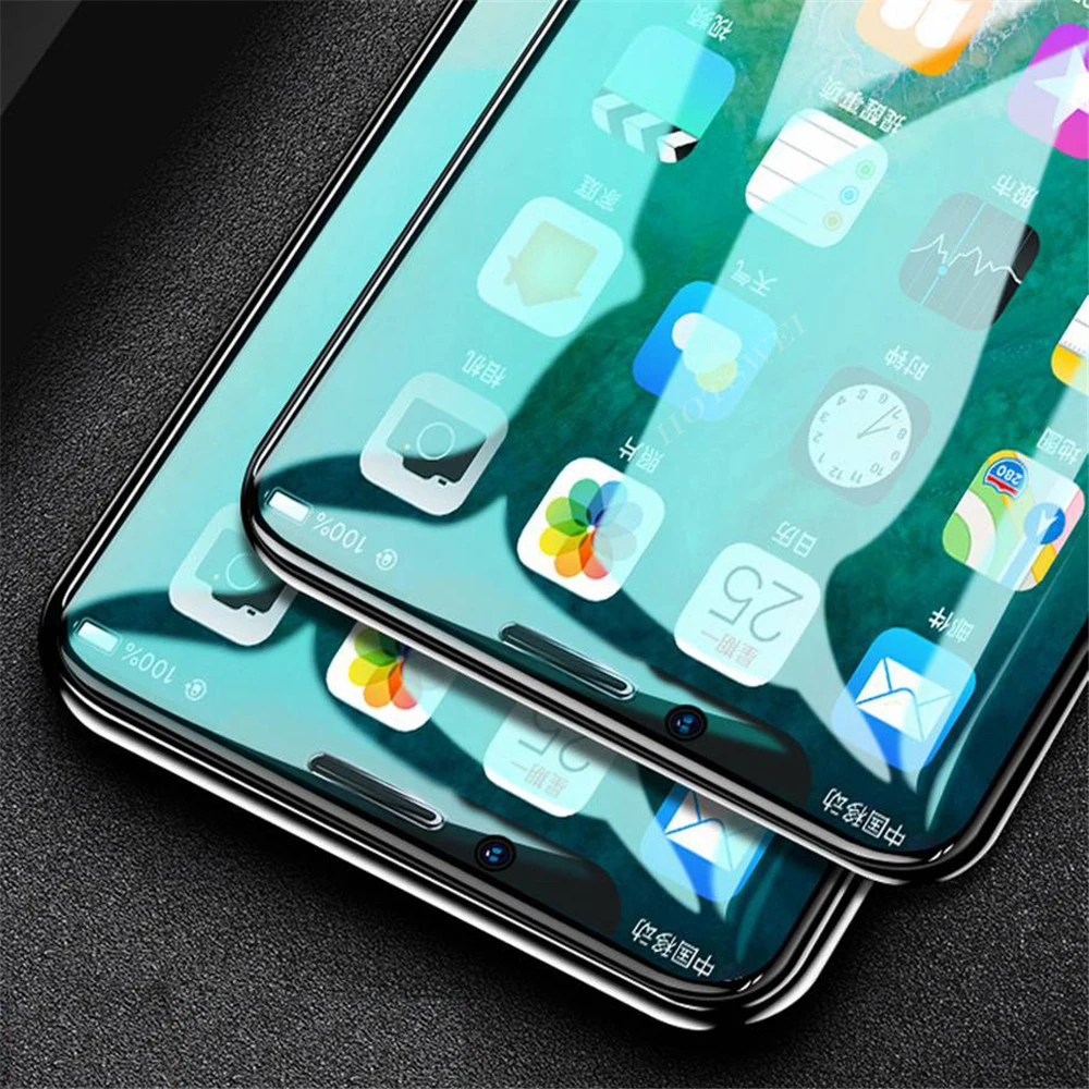 9D край Полное защитный покрытие экран закаленное стекло на для Huawei Psmart P Smart Z Psmart+