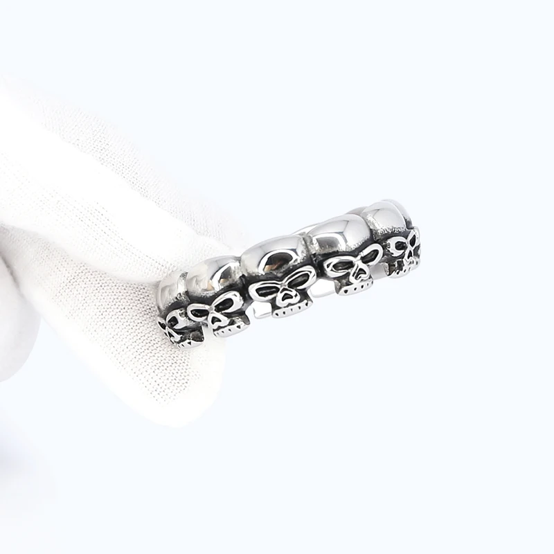 Кольцо для пениса с черепом и короной из нержавеющей стали мужской удлинитель