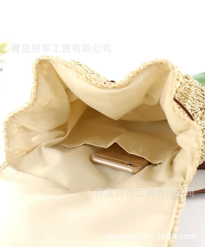 Многофункциональный Плетеный рюкзак на плечо модная пляжная Повседневная