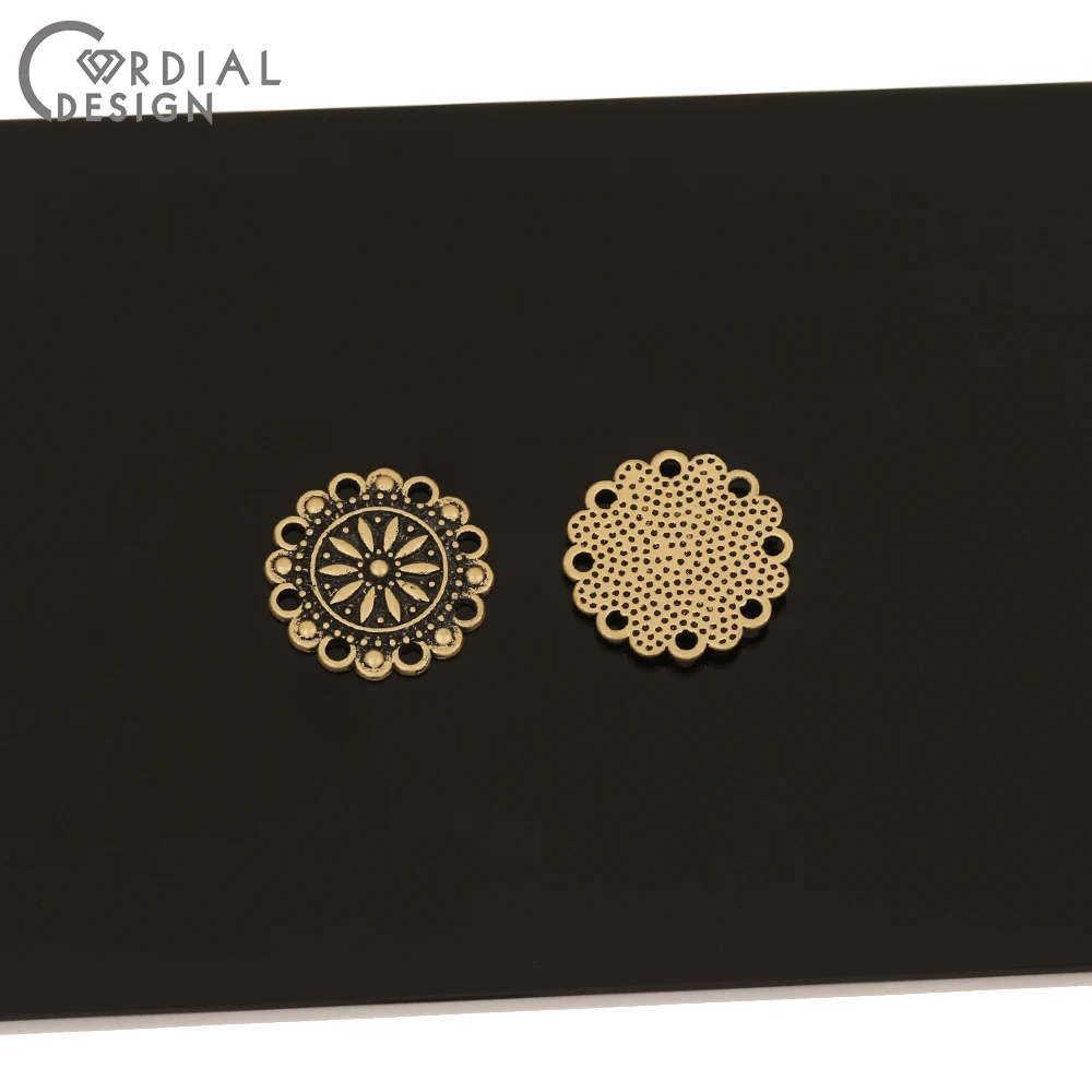 

Cordial Design 100Pcs Jewelry Accessories/DIY Charms/Earrings Making/Antique Matte Gold/Hand Made/Jewelry Findings & Components