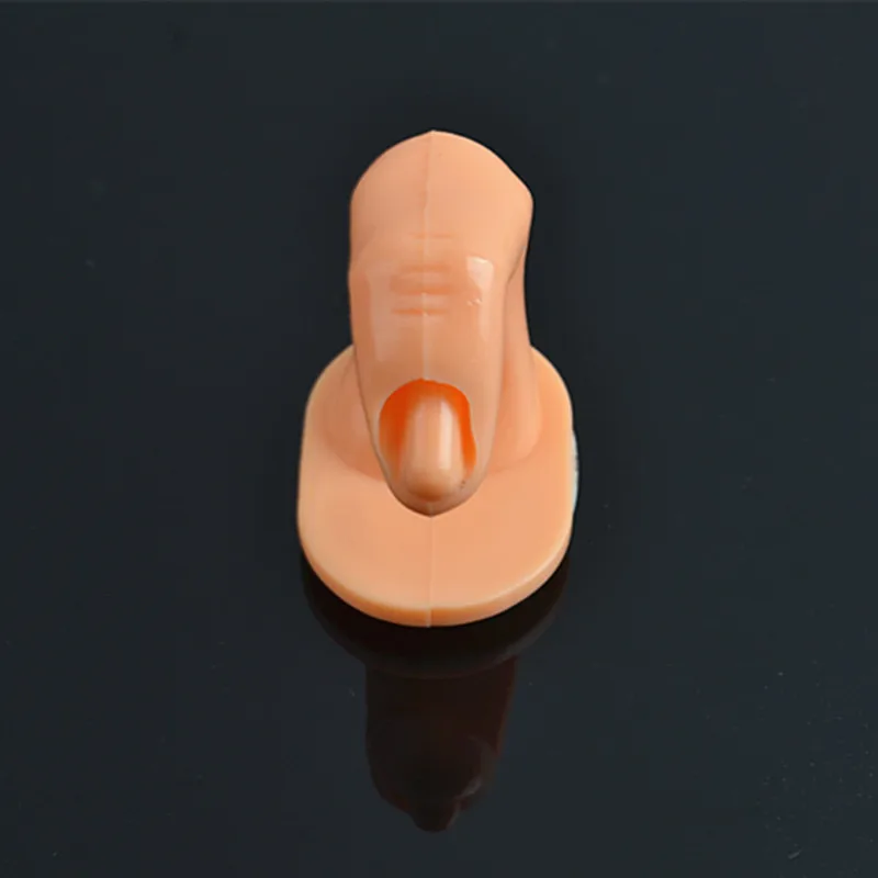Kalvaro 1pcs Useful Plastic Fake Fingers Model Nail Art Training Practice Display False Nails Tips Glue Acrylic Tool |
