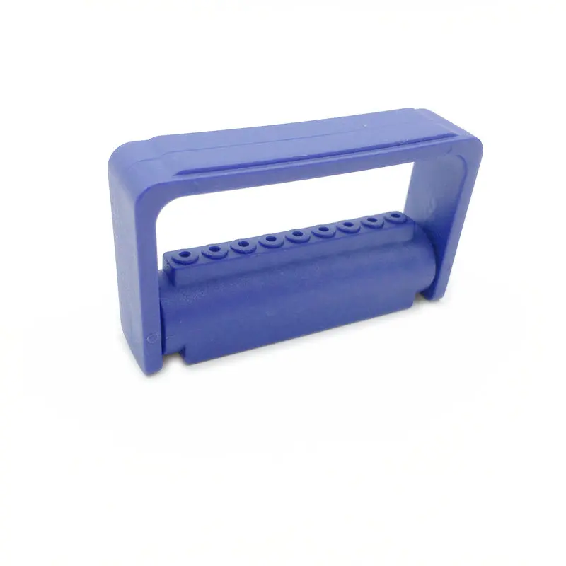 1 шт. синяя подставка для стоматологических инструментов с 9 отверстиями 6 мм |