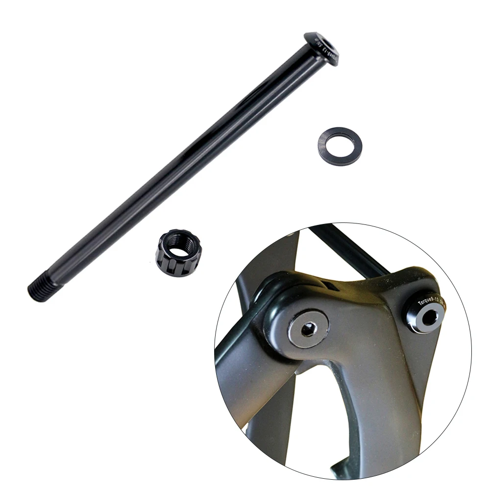 

148/142x12mm Road Disc Brake Quick Release Mountain Bike Bicycle Frame Rear Thru Axle Bicycle Parts Hub Lock Rod With Nut