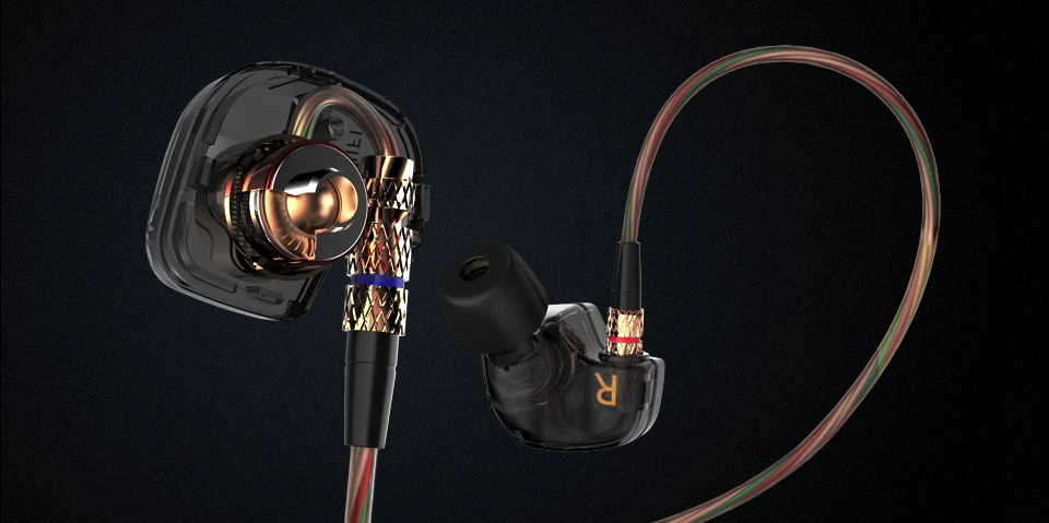 KZ ATE ATR HD9 Динамический драйвер HiFi спортивные наушники с микрофоном в ухо наушники