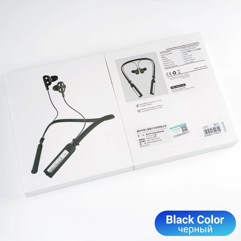 Langsdom LD4S беспроводные наушники V4.2 Спортивные Bluetooth с микрофоном auriculares bluetooth