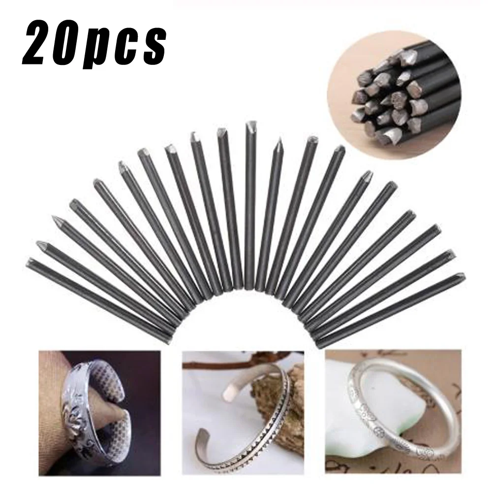 

Parts Punch Kit 20pcs Craft Stainless steel DIY Assorted Curved Design