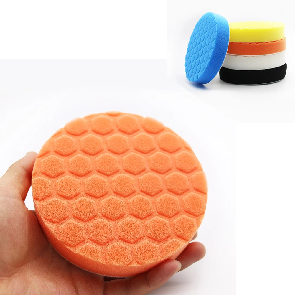 3/4/5/6/7 Inch Buffing Sponge Polishing Pad Hand Tool Kit For Car Polisher Wax | Автомобили и мотоциклы
