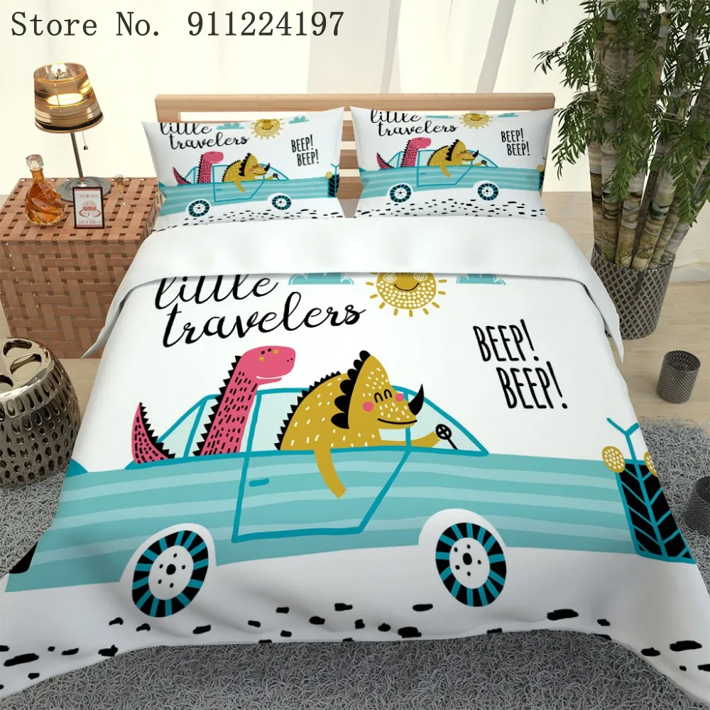 Серия животные постельное белье одеяло Постельное 3D чехол с откидной крышкой