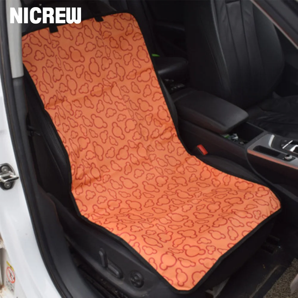 

NICREW Pet Dog Carrier Car Front Single Seat Cover Pad Carry Cat Puppy Bag Car Travel Folding Hammock Waterproof Dog Mat