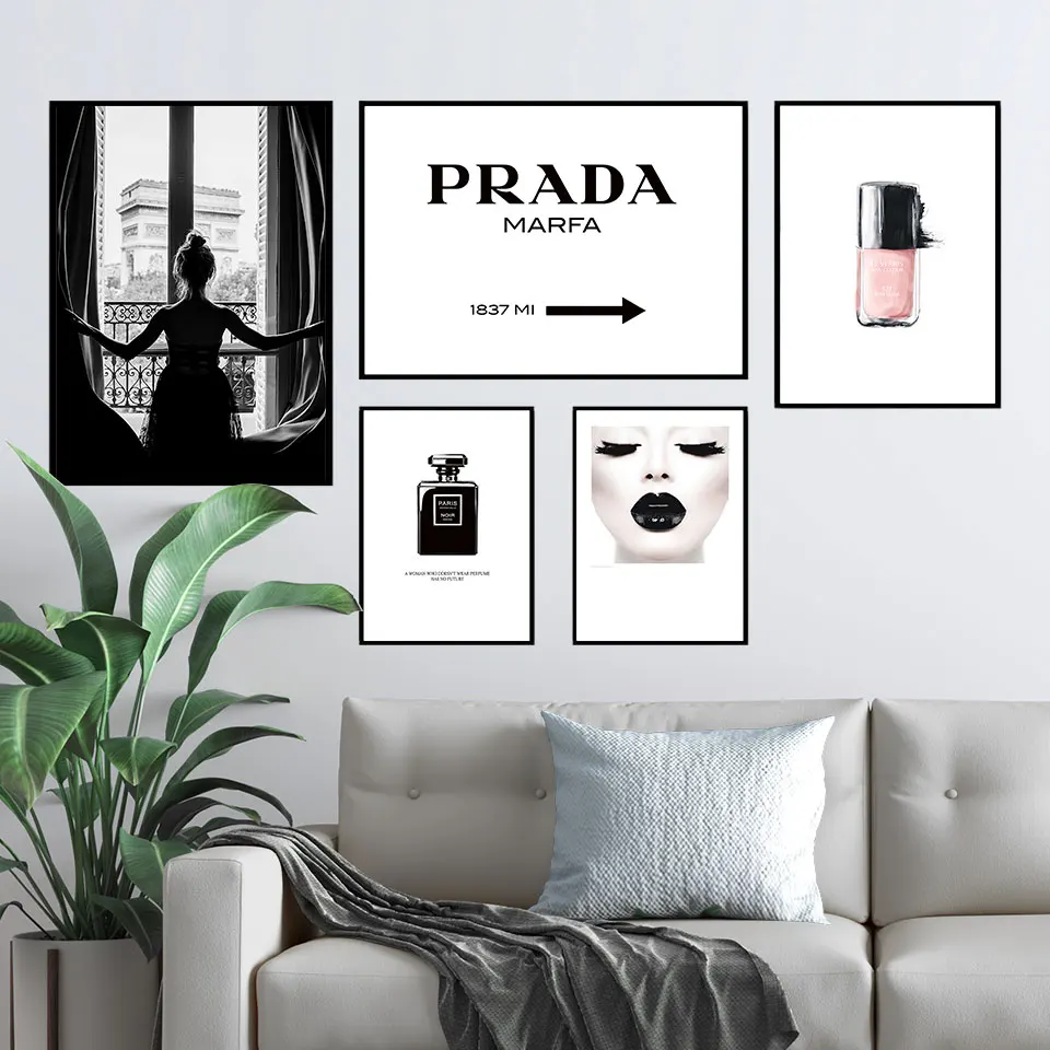 Модный скандинавский плакат Картина на холсте фотография Париж настенные