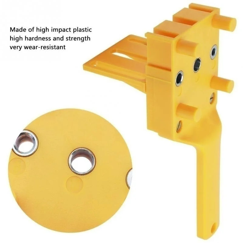 

Fixture Woodworking Dowel Wish Puncher Wood Straight hole positioner for wood working ABS plastic punch hole-punch Drill Tools