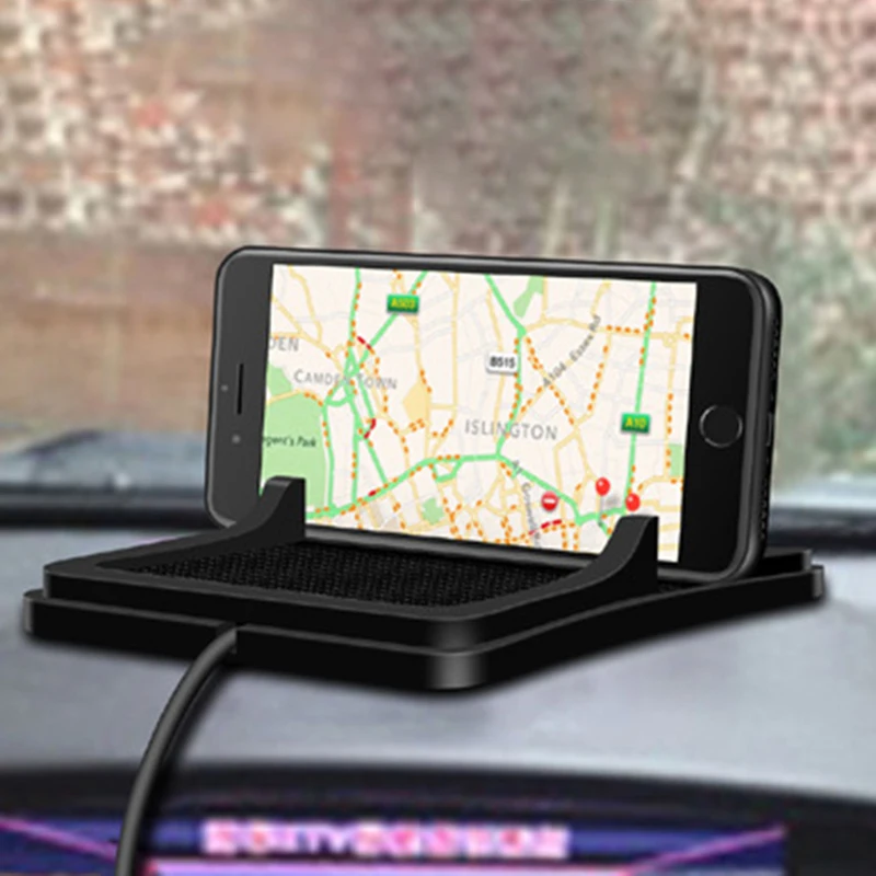 

For Universal Smartphones 1pc Anti-slip Wireless Charger Pad Portable Multi-functional Fast Charging Mobile Phone Holder Pohiks